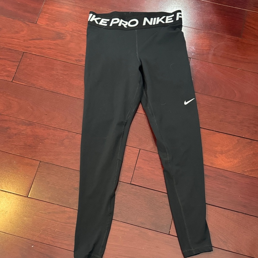 Nike Pro Kids Black Leggings